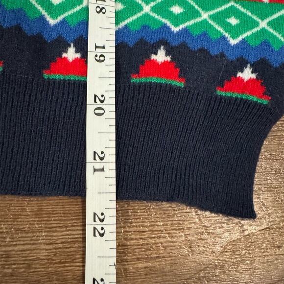 NEW FOREVER 21 Ugly Christmas Sweater "Snow Cool" Fair Isle Red Green Blue Soft - Picture 11 of 16